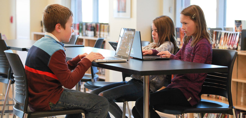 Learning Commons / Library - Dr. George Stanley School