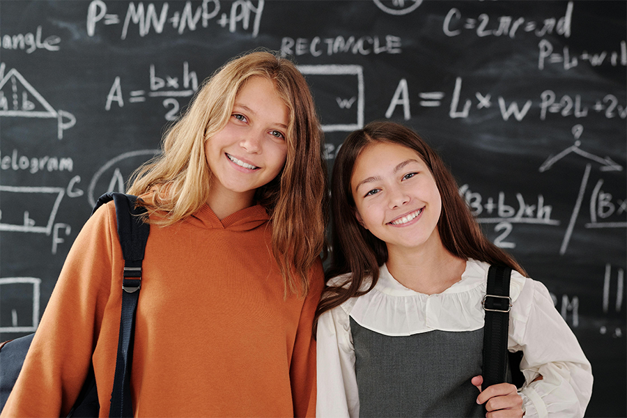 Teenagers in classroom, High School Students, Teens, Students, Math, Chalkboard